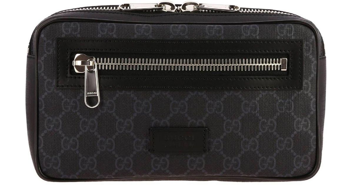 Riñonera Hombre Gucci de hombre de color Negro | Lyst