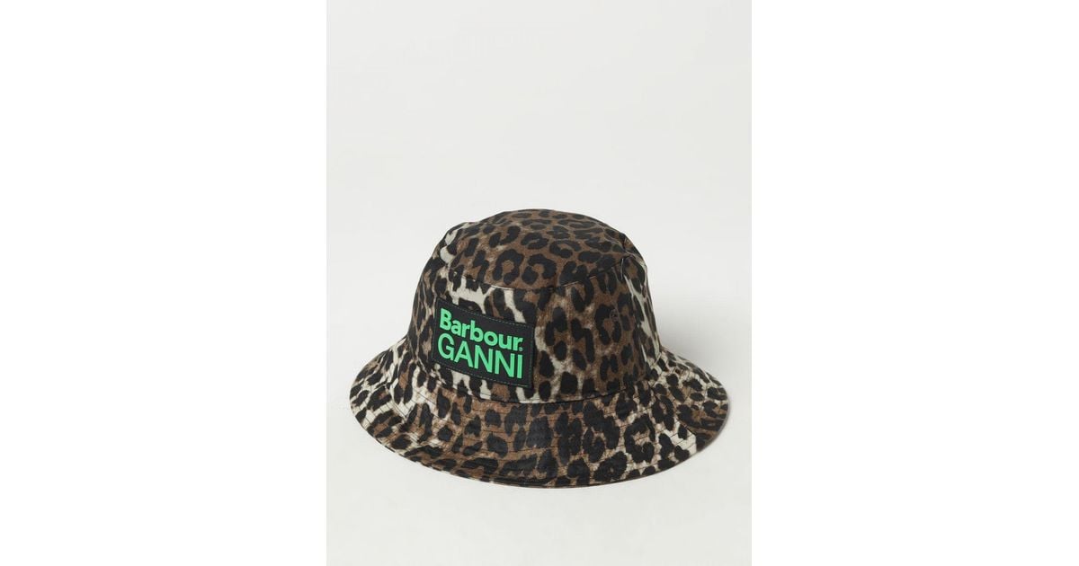 BARBOUR X GANNI Hat in Green Lyst Canada