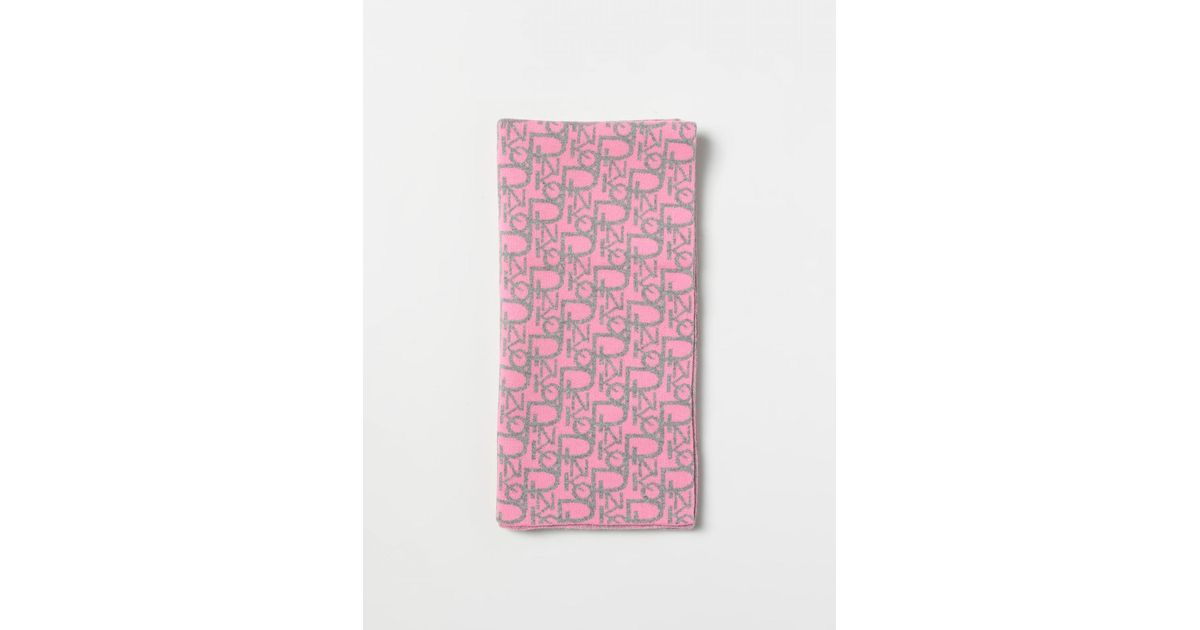 Pinko Cashmere Scarf Woman in Pink | Lyst Canada
