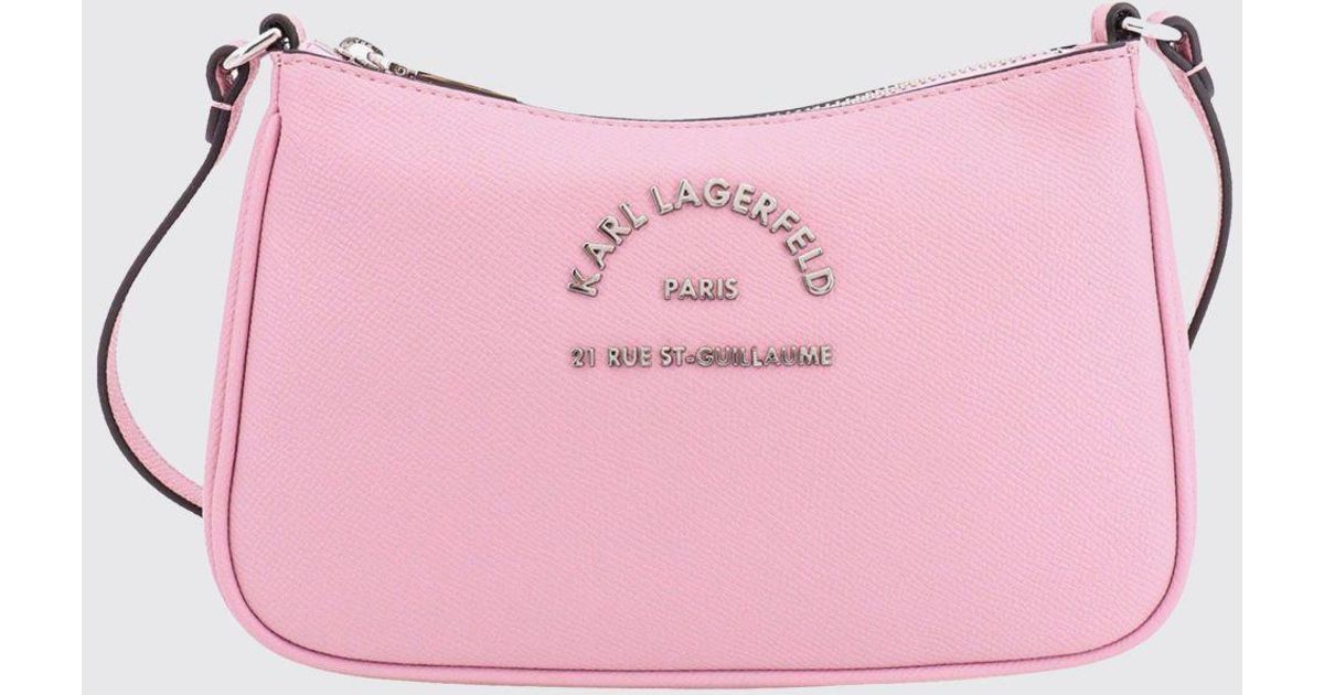Karl Lagerfeld Crossbody Bags in Pink Lyst