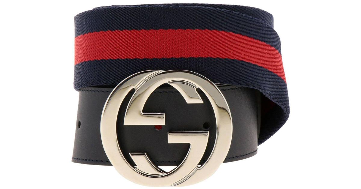 Gucci Synthetic Men's Belt in Blue for 