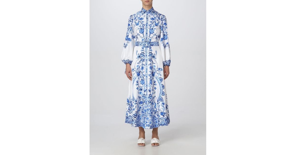 Polo Ralph Lauren Paisley Mulberry Silk Dress In Blue Lyst