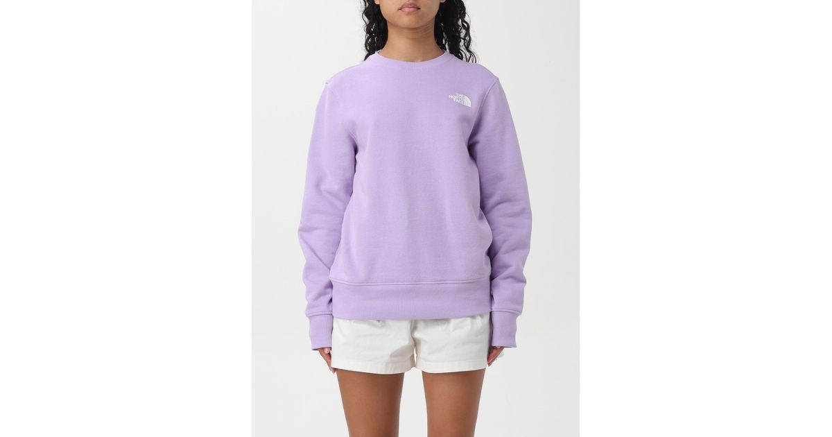 Pink north face sweatshirt sale