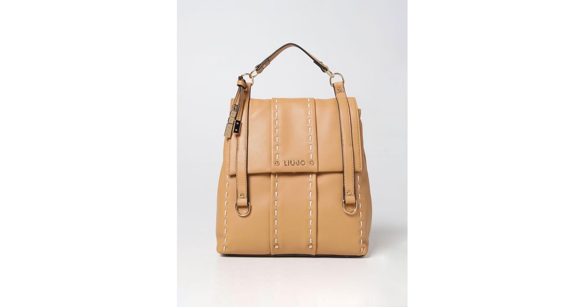 Liu Jo Backpack in Natural | Lyst