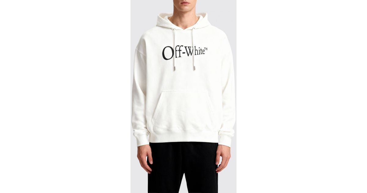 Off-White c/o Virgil Abloh Sweatshirt in White for Men | Lyst