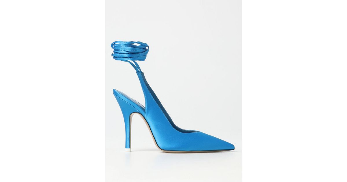 The Attico High Heel Shoes in Blue | Lyst