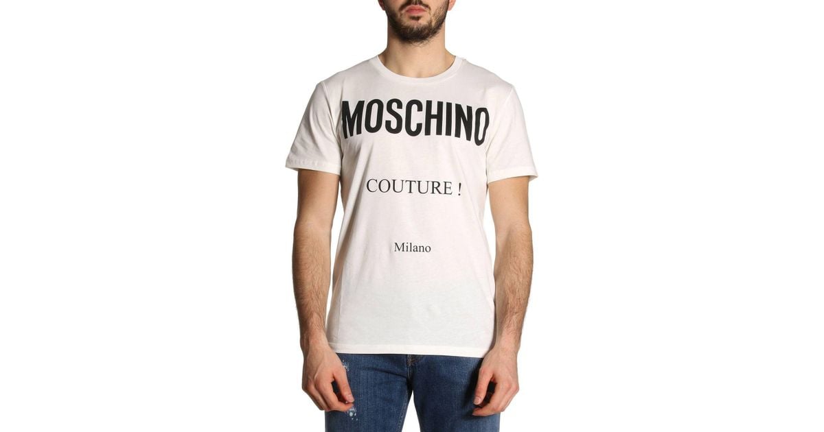 Moschino Couture Cotton T-shirt Men in 