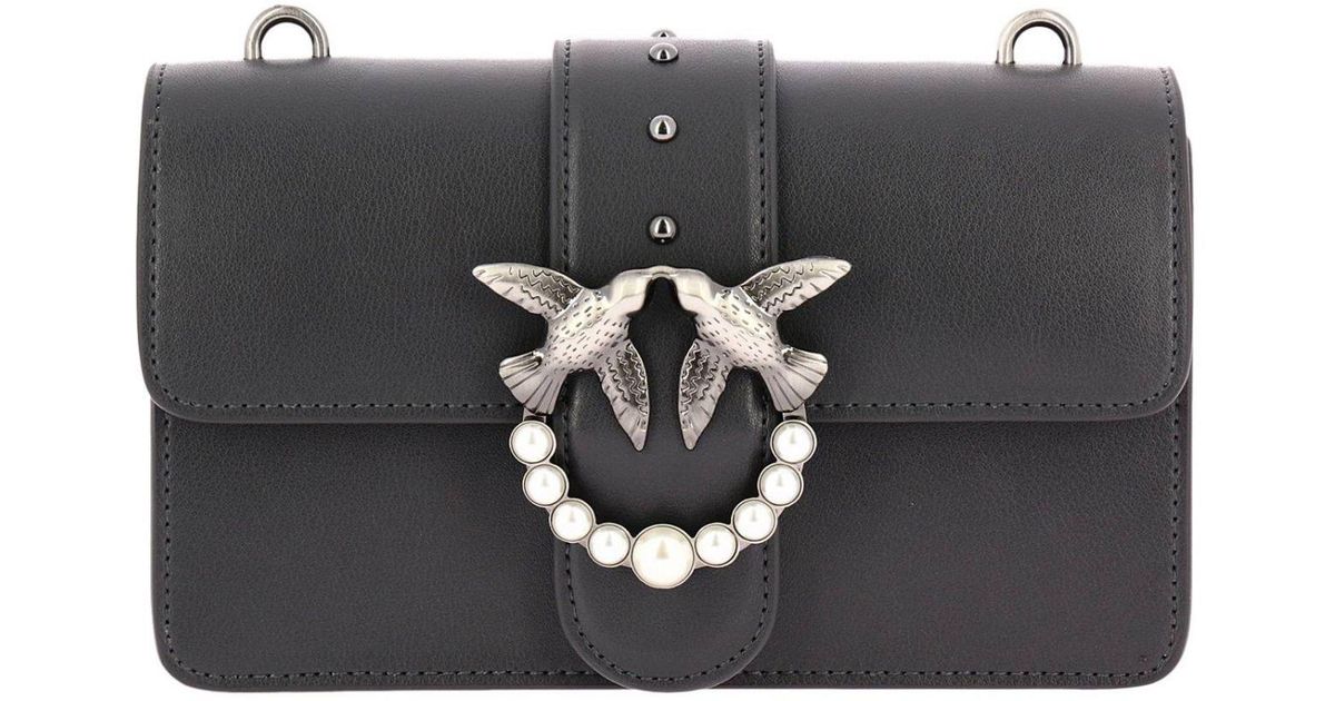 pinko grey bag