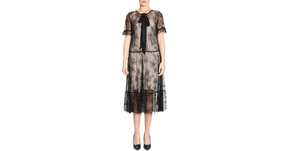 lyst set dress in black lyst set dress in black