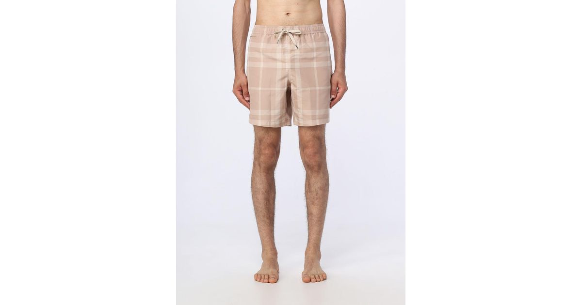 Burberry Swimsuit in Natural for Men | Lyst