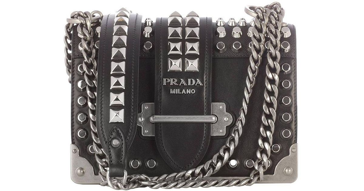 prada cahier studded