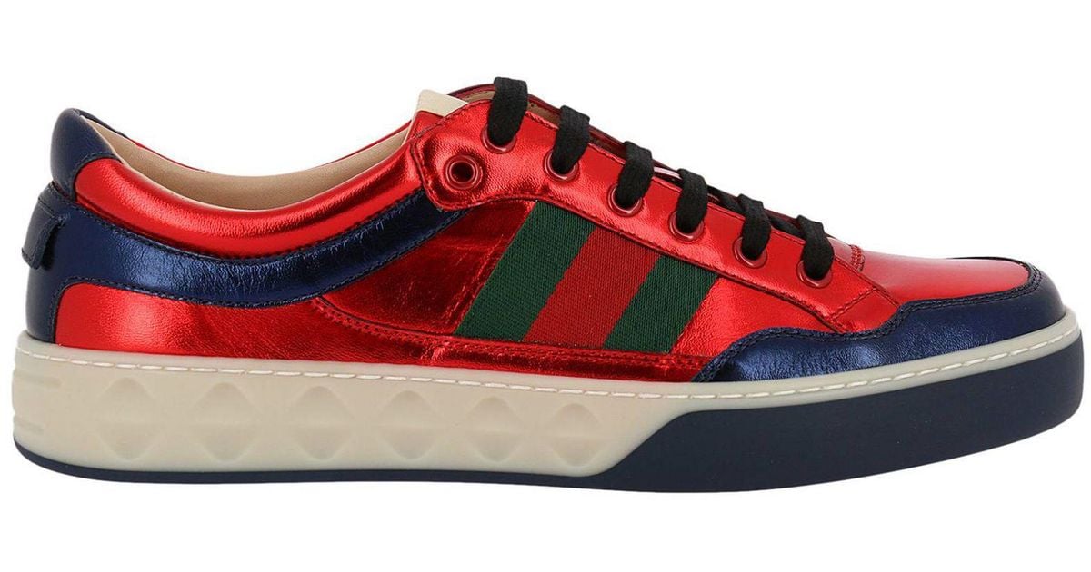 Gucci Red Shoes Men for men