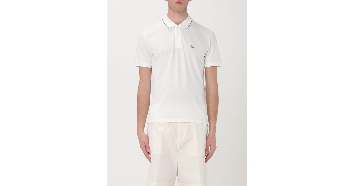 Cp company top polo white