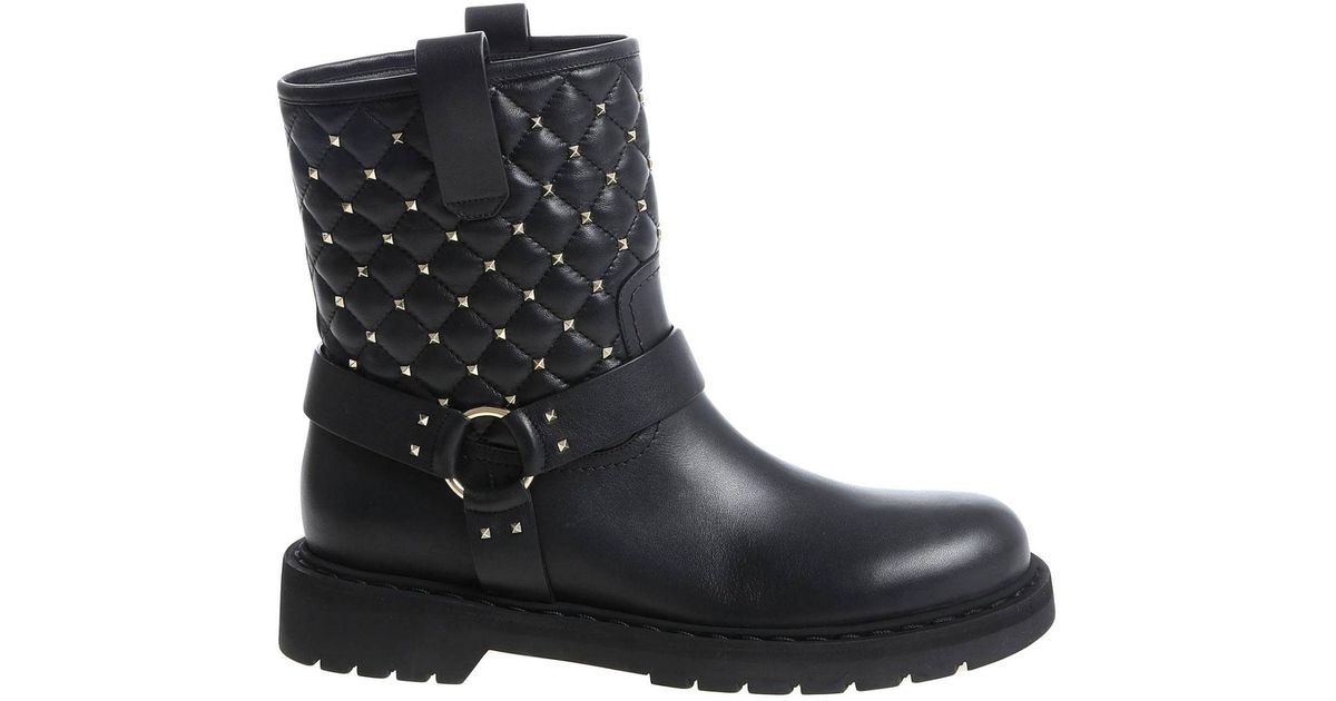 valentino flat booties