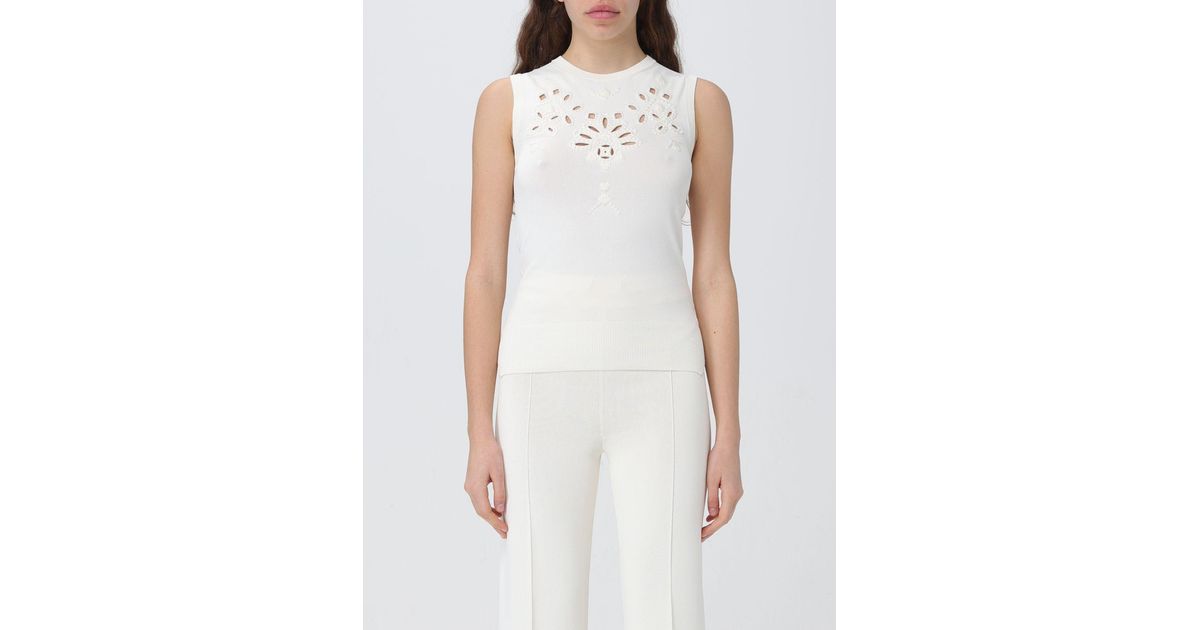 Ermanno Scervino corded-lace blouse - Yellow