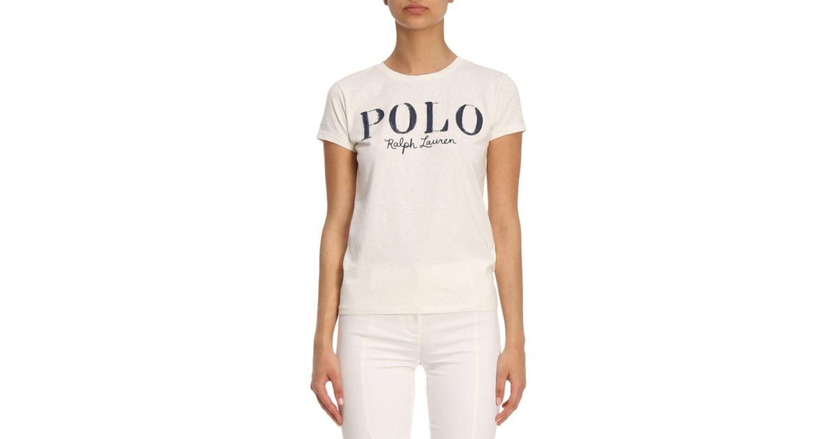 white polo ralph lauren t shirt women's