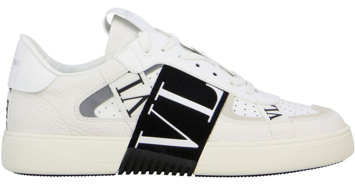 vl7n sneaker in banded calfskin leather