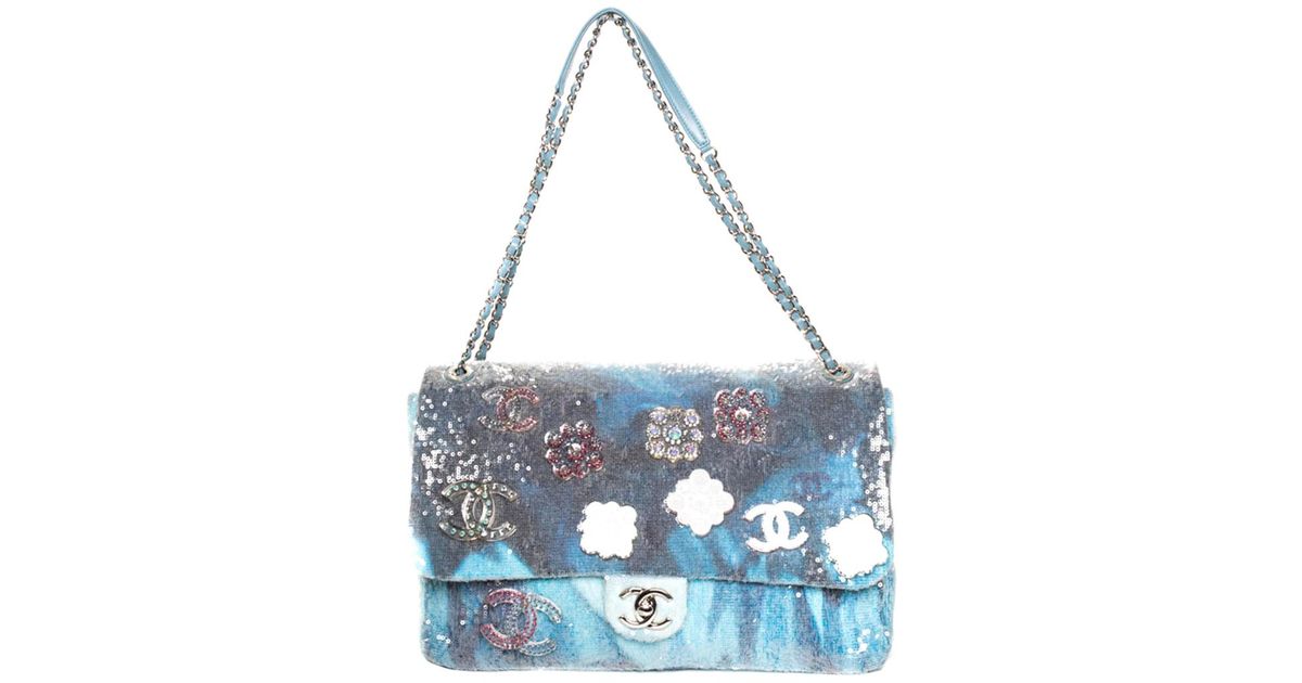 chanel sequin bag