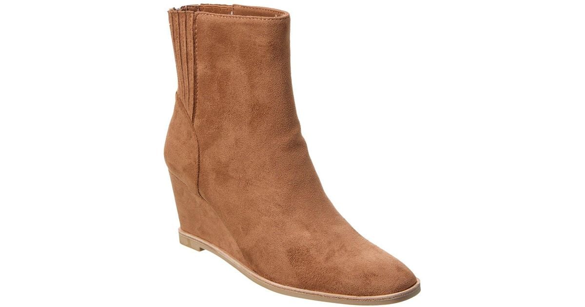 Dolce Vita Talvin Wedge Bootie in Brown Lyst