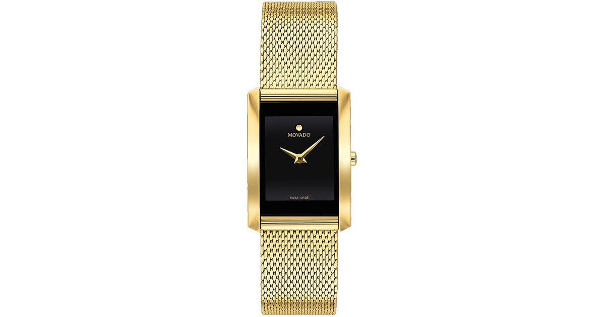 Movado La Nouvelle Watch in Metallic Lyst