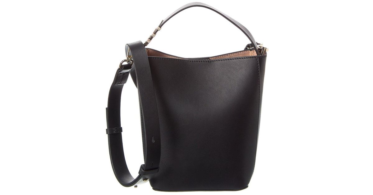 Jason Wu Paige Leather Bucket Bag in Black | Lyst