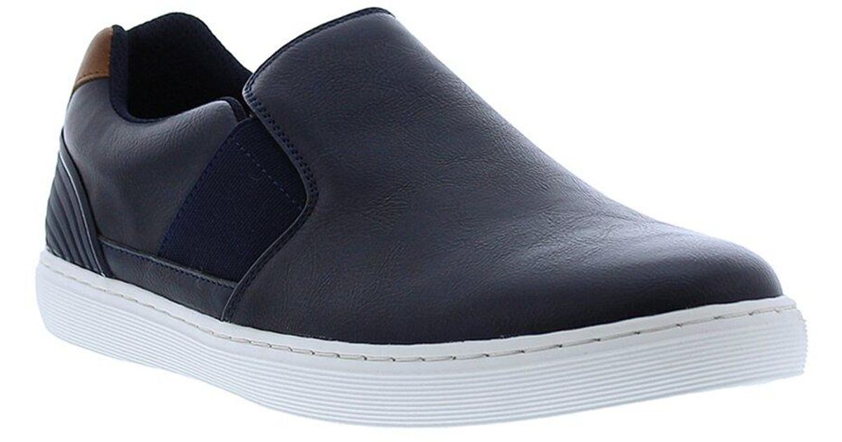 English Laundry Landon Leather Sneaker in Blue for Men | Lyst