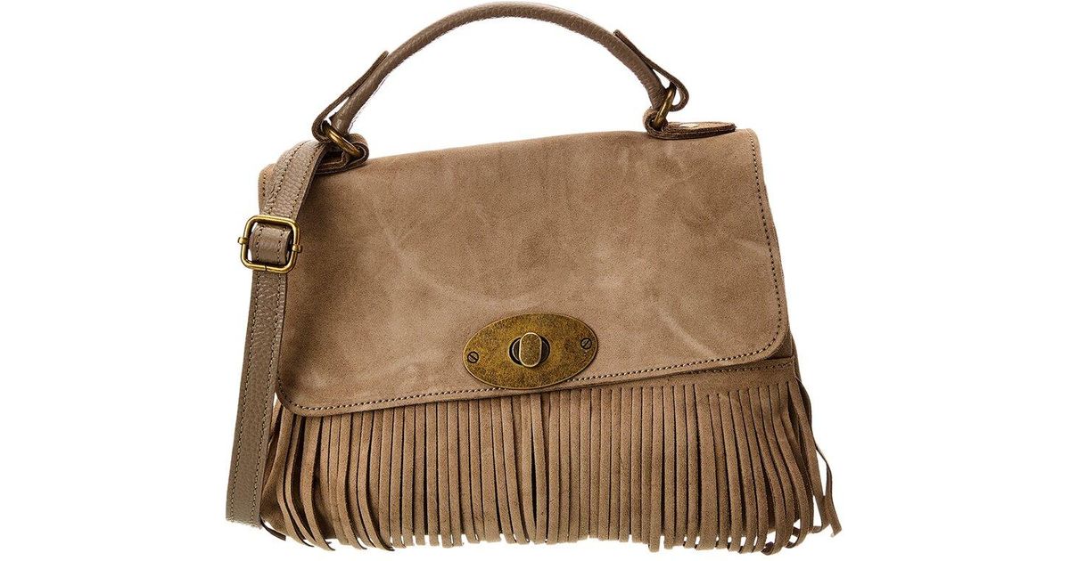 Persaman New York 1105 Leather Handbag in Brown | Lyst