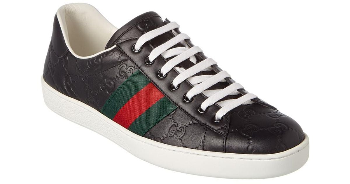 ace gucci signature sneaker