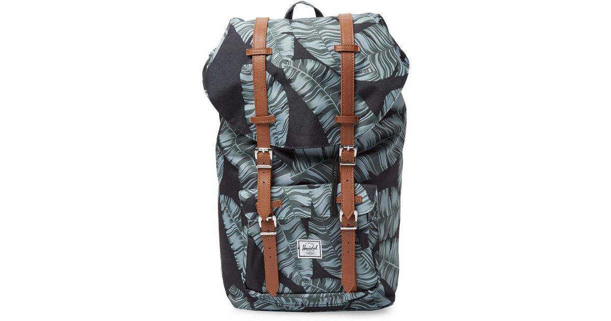 Banana Leaf Print Backpack 