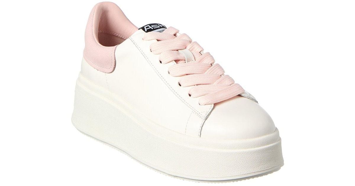 Platform Sneakers Ash Sneakers Rosa Ash Moon Leather Sneaker In
