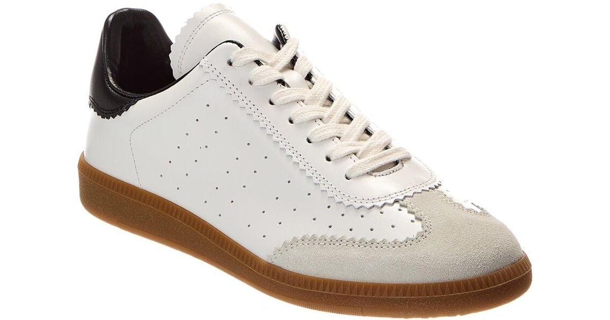 スニーカー Isabel Marant White leather Bryce sneakers Bryce Sneakers Woman white | ISABEL MARANT Official online store