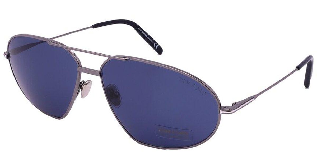 Tom Ford Unisex Ft771/s 63mm Sunglasses in Blue | Lyst