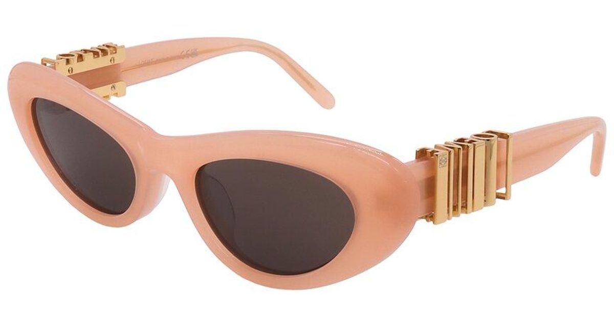 Loewe Lw40156U 52Mm Sunglasses in Natural | Lyst display picture 3