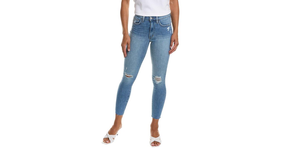 Joe's Jeans Junia High-rise Skinny Crop Jean in Blue | Lyst