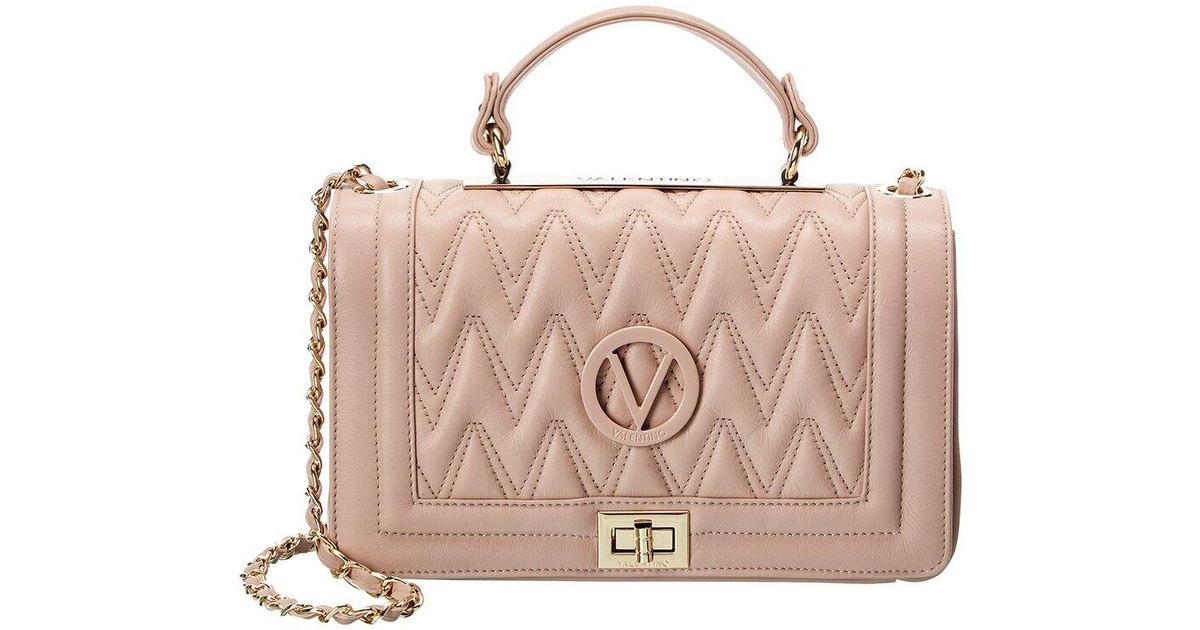 valentino by mario valentino alice sauvage leather shoulder bolsa
