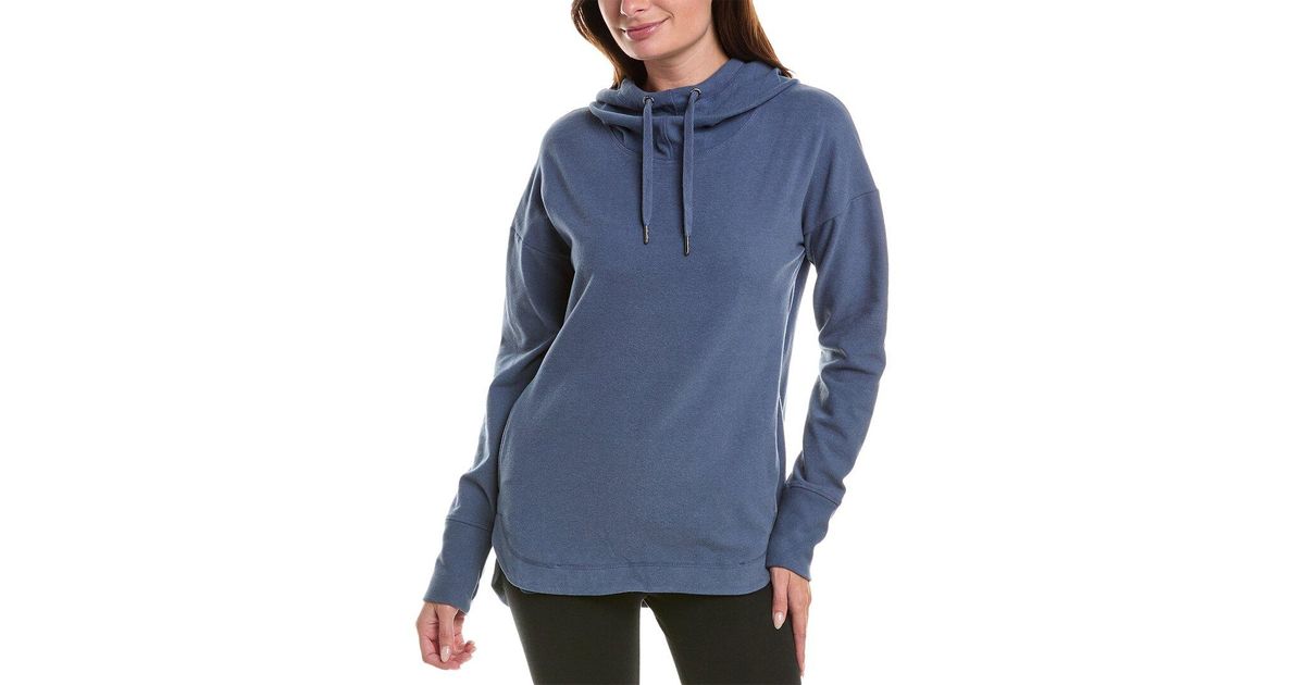 Sweat à Capuche Sweaty Betty Femme XS – Bleu – Fermeture éclair Intégrale