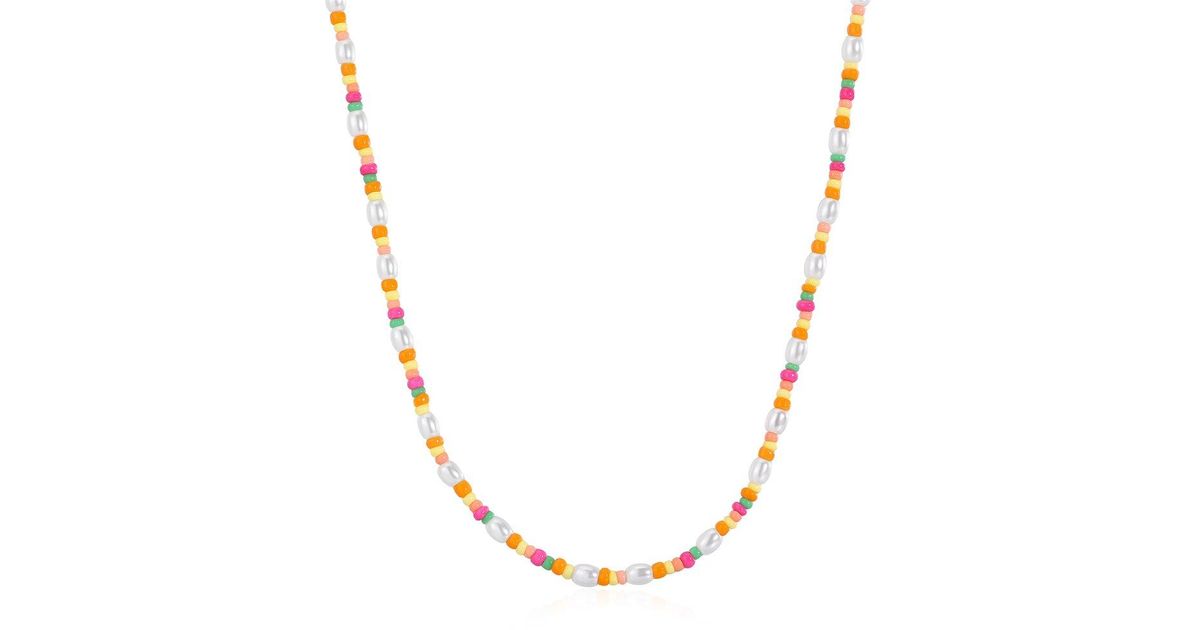 Luv Aj X Sivan Ayla Pearl Lahaina Chain Necklace in Metallic | Lyst