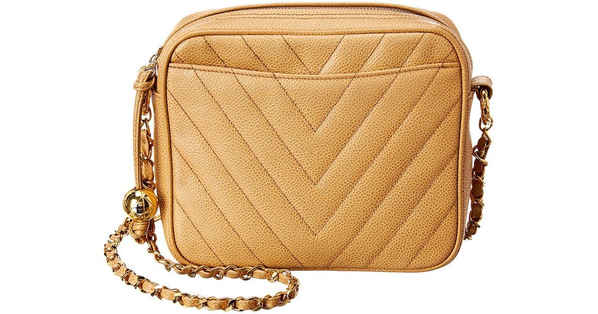 chanel camera bag beige