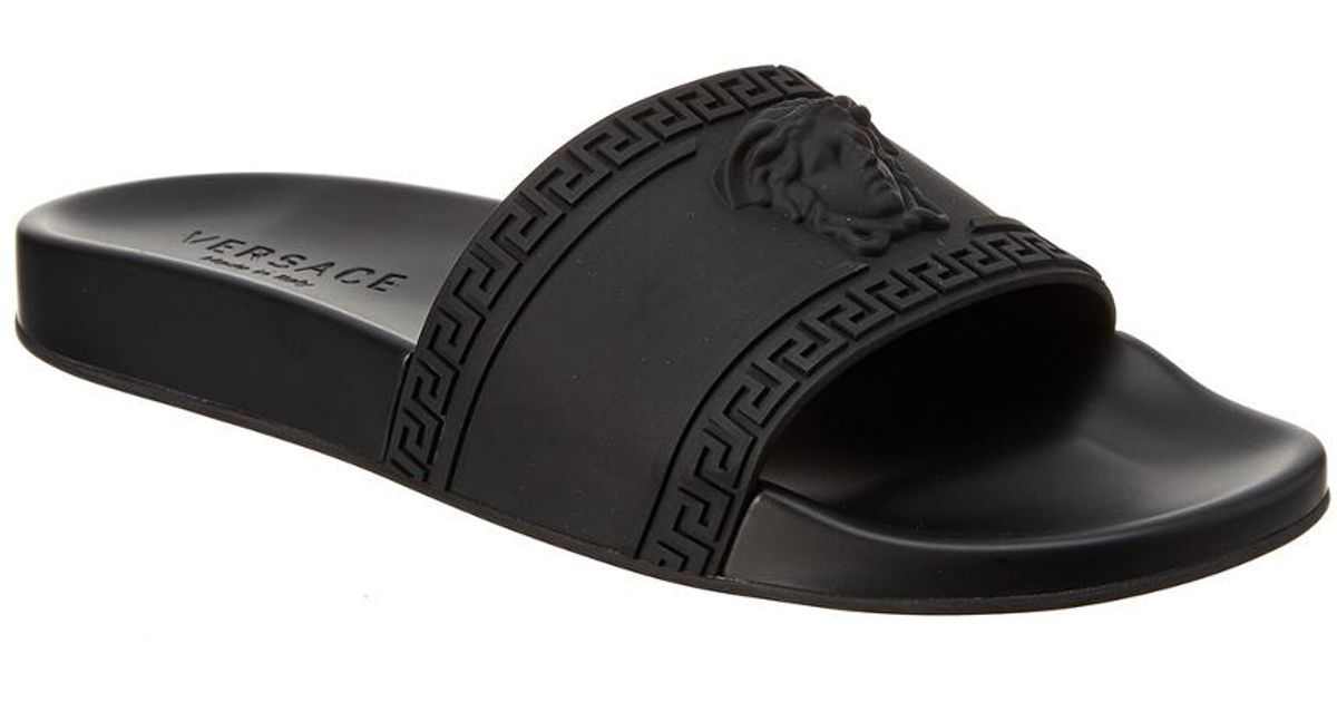 versace medusa stud slides
