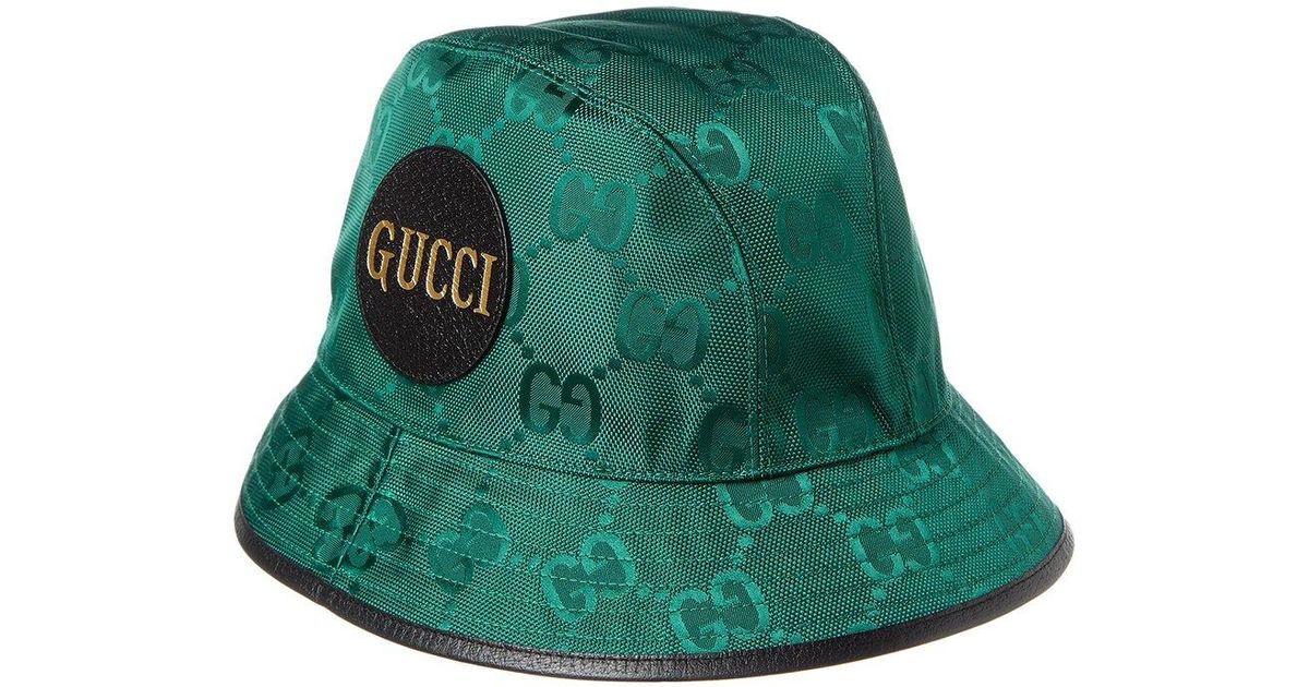 GUCCI Off The Grid GGロゴ総柄 バケットハット Gucci Off The Grid Bucket Hat in Green for Men | Lyst