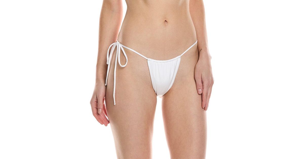 how to tie a string bikini bottom