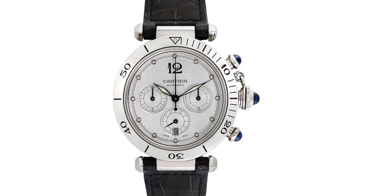 Cartier Pasha Chronograph Watch, 38mm 