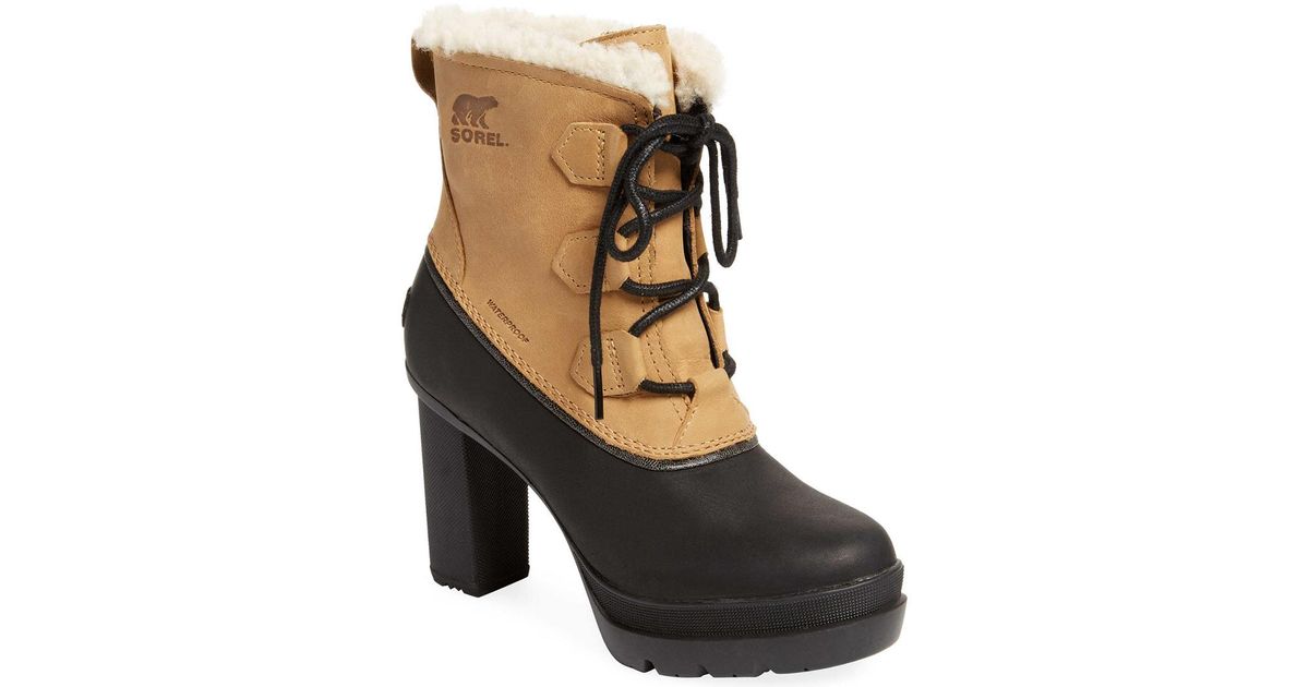 sorel high heels