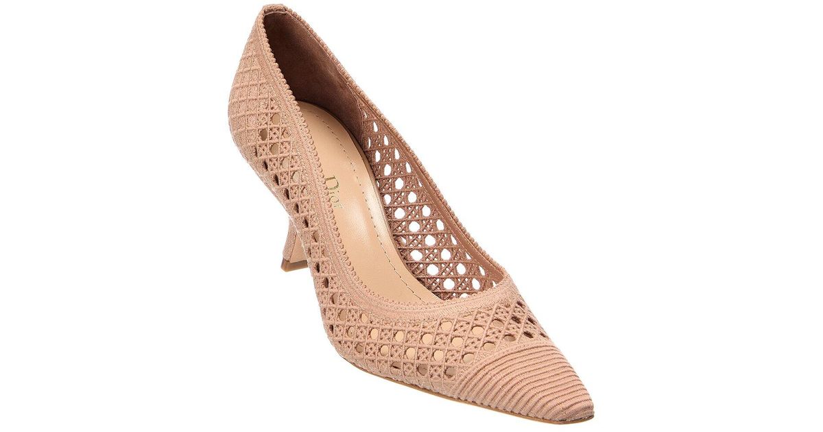 Dior Capture Lace Pump in Natural | Lyst