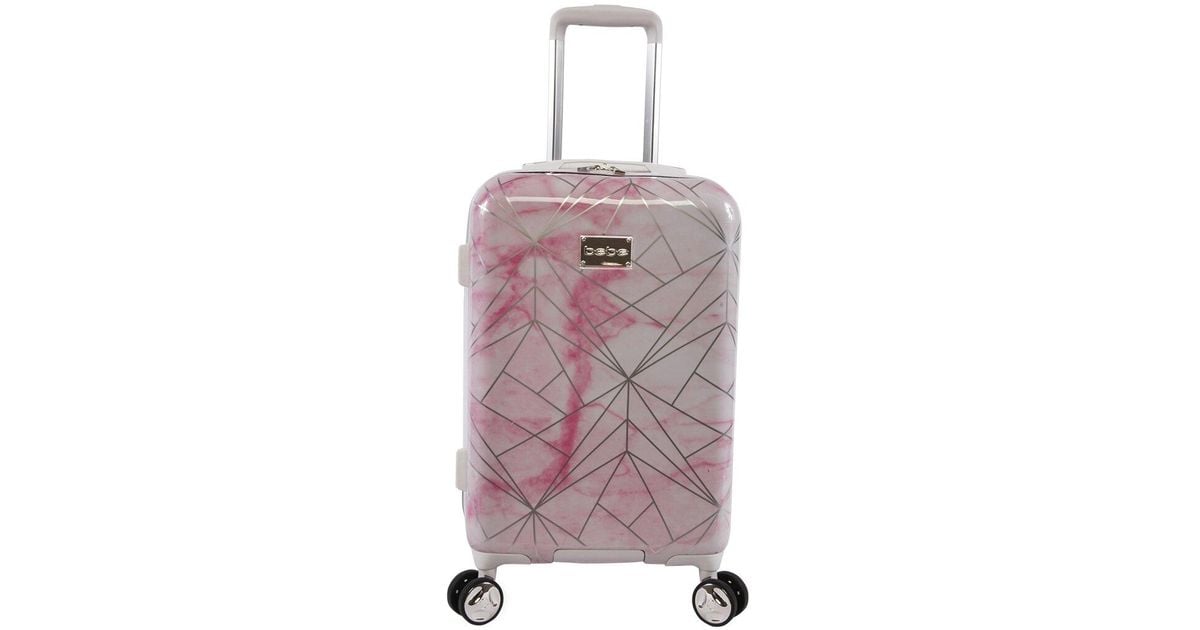 Bebe Alana 21in Carry-on Spinner Luggage in Pink | Lyst