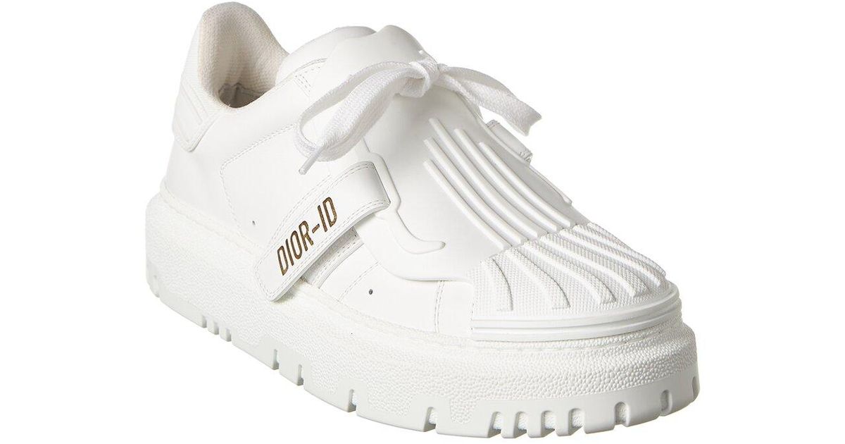 Dior Id Leather Sneaker in White | Lyst