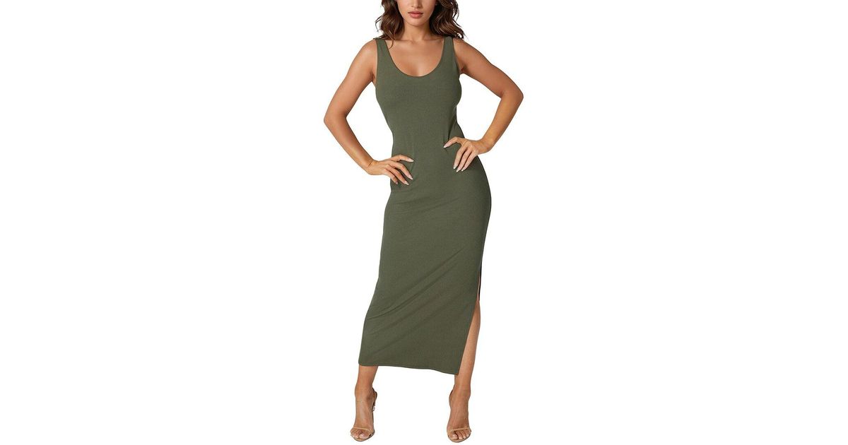 green emerald velvet dress Bebe Snake Print Maxi Dress (S) main image 0