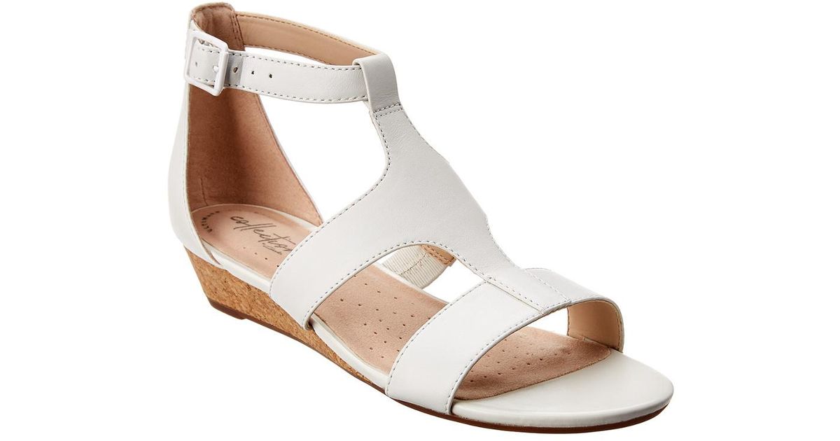 clarks abigail lily wedge sandal