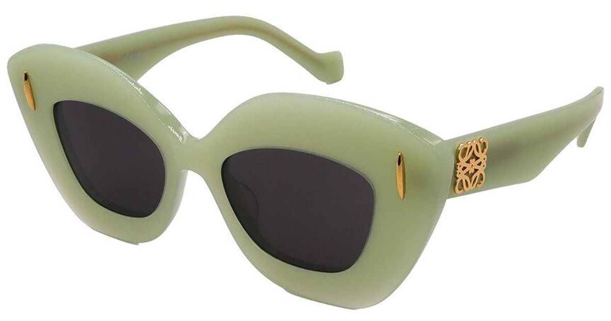 Loewe Lw4027I 48Mm Sunglasses in Green | Lyst UK display picture 3