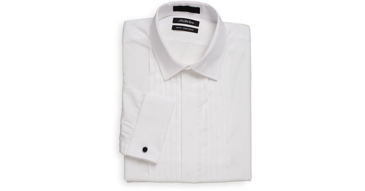 Slim-fit Cotton Tuxedo Dress Shirt 